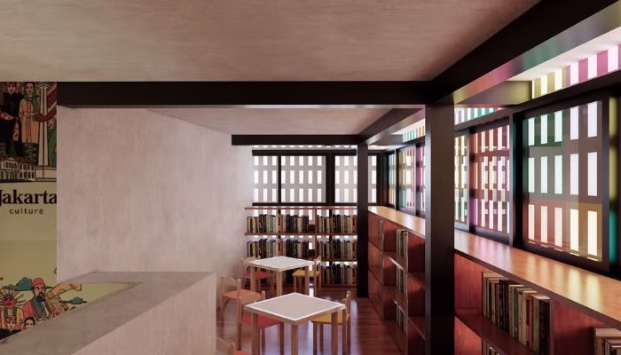 Revitalization project of Kampung Gembira Gembrong in East Jakarta, a collaboration between YPA Architecture Studio and BAZNAS, featuring sustainable, resilient, and community-based design.