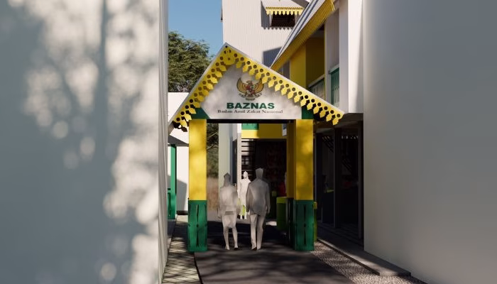 The design of a modern urban area in Petogogan, South Jakarta, designed by YPA Architecture Studio in 2021, with an efficient, green and sustainable layout.