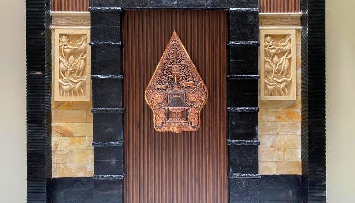 Exterior and interior views of CR House, a modern residential project in South Jakarta designed by YPA Architects, featuring an open layout, natural lighting, and contemporary materials.