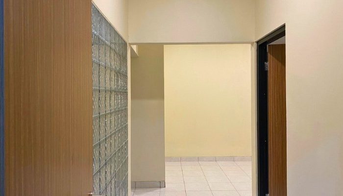 Exterior and interior views of CR House, a modern residential project in South Jakarta designed by YPA Architects, featuring an open layout, natural lighting, and contemporary materials.