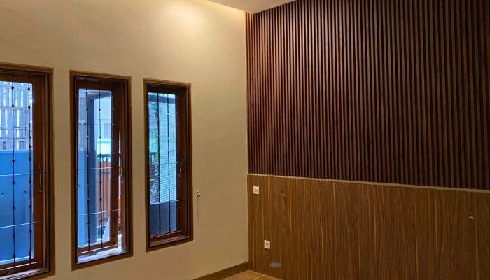 Exterior and interior views of CR House, a modern residential project in South Jakarta designed by YPA Architects, featuring an open layout, natural lighting, and contemporary materials.