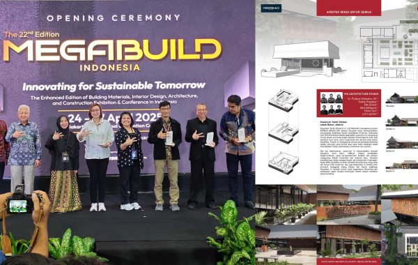 Desain arsitektur Pesantren Tahfiz Difabel K.H. Lutfi Fathullah karya YPA Architecture Studio yang dipamerkan di Megabuild 2025, menampilkan rancangan inklusif dengan aksesibilitas universal untuk penyandang disabilitas.