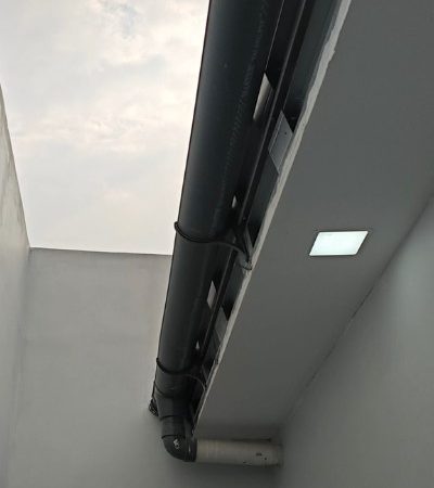 Modern contemporary office interior design of LSIN Office by YPA Architecture, featuring clean lines, custom furniture, and natural lighting on a 228 sqm building in South Tangerang.
