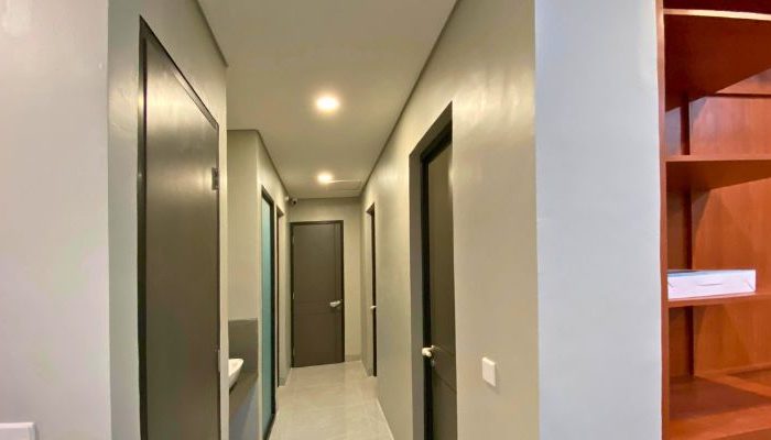 Modern contemporary house with clean lines, neutral tones, and efficient massing on a compact site in Cileungsi, Bogor – JPN House by YPA Architecture