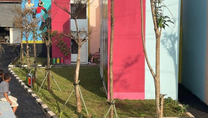 Revitalization project of Kampung Gembira Gembrong in East Jakarta, a collaboration between YPA Architecture Studio and BAZNAS, featuring sustainable, resilient, and community-based design.