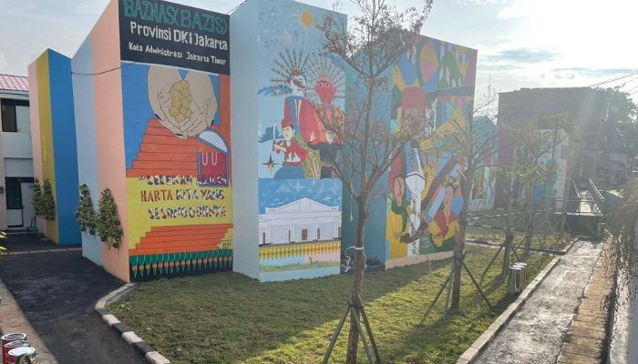 Revitalization project of Kampung Gembira Gembrong in East Jakarta, a collaboration between YPA Architecture Studio and BAZNAS, featuring sustainable, resilient, and community-based design.