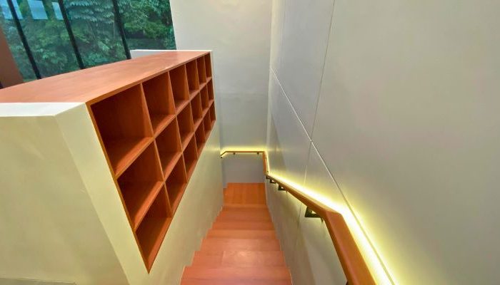 Modern contemporary house with clean lines, neutral tones, and efficient massing on a compact site in Cileungsi, Bogor – JPN House by YPA Architecture