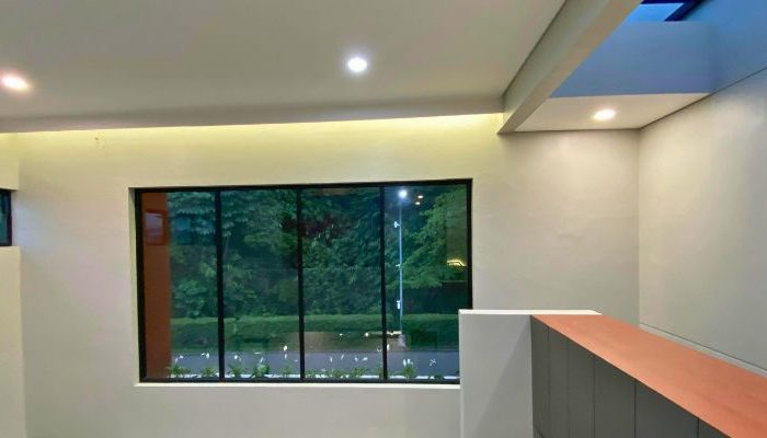 Modern contemporary house with clean lines, neutral tones, and efficient massing on a compact site in Cileungsi, Bogor – JPN House by YPA Architecture