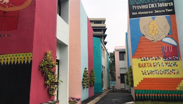 Revitalization project of Kampung Gembira Gembrong in East Jakarta, a collaboration between YPA Architecture Studio and BAZNAS, featuring sustainable, resilient, and community-based design.