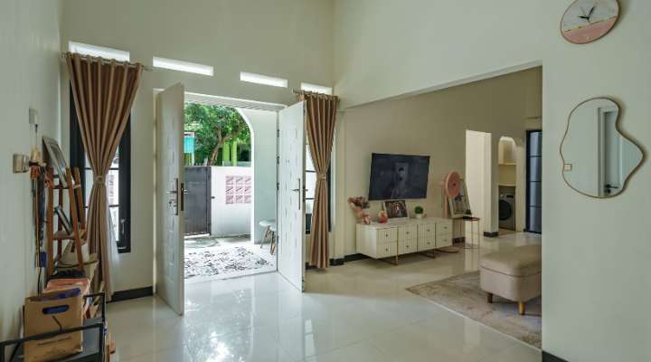 Agabella House by YPA Architecture Studio, a modern tropical minimalist home in Purbalingga with a 106 m² building on a 135 m² land plot.