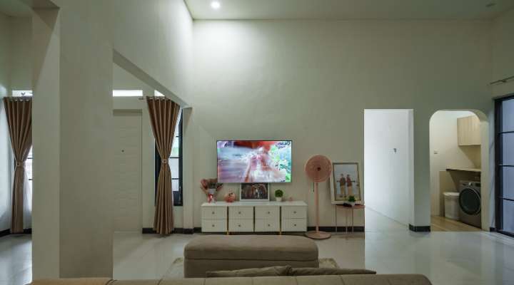 Agabella House by YPA Architecture Studio, a modern tropical minimalist home in Purbalingga with a 106 m² building on a 135 m² land plot.