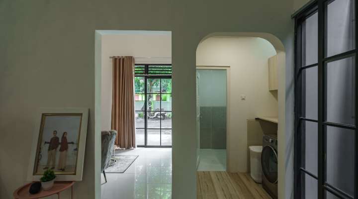 Agabella House by YPA Architecture Studio, a modern tropical minimalist home in Purbalingga with a 106 m² building on a 135 m² land plot.