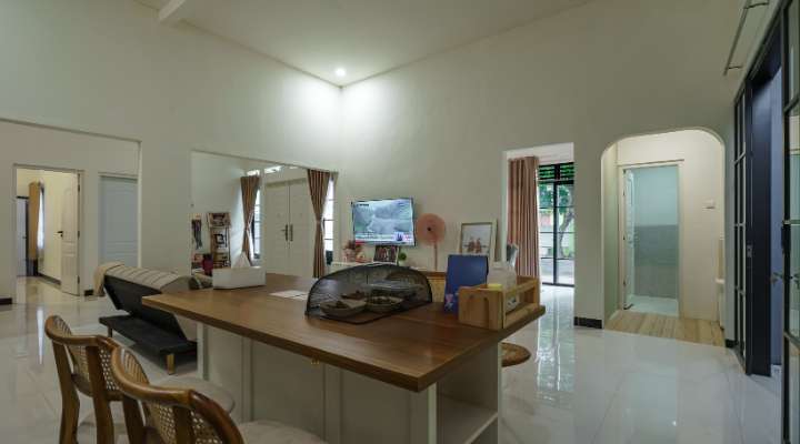 Agabella House by YPA Architecture Studio, a modern tropical minimalist home in Purbalingga with a 106 m² building on a 135 m² land plot.